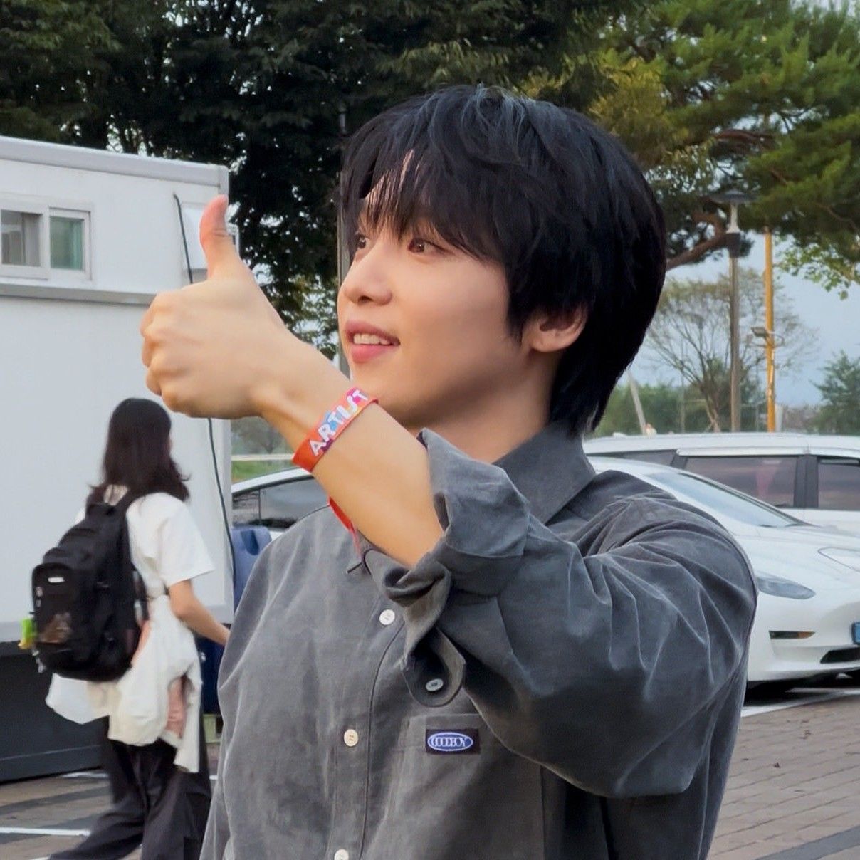 Behind-the-scenes cut of Jeong Sewoon