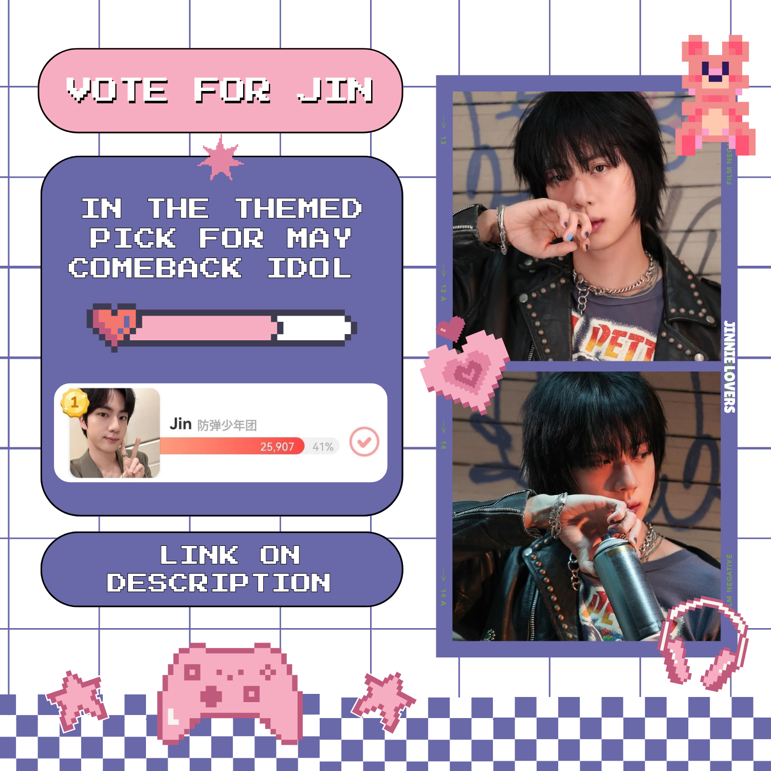 Behind-the-scenes cut of Jin (BTS)