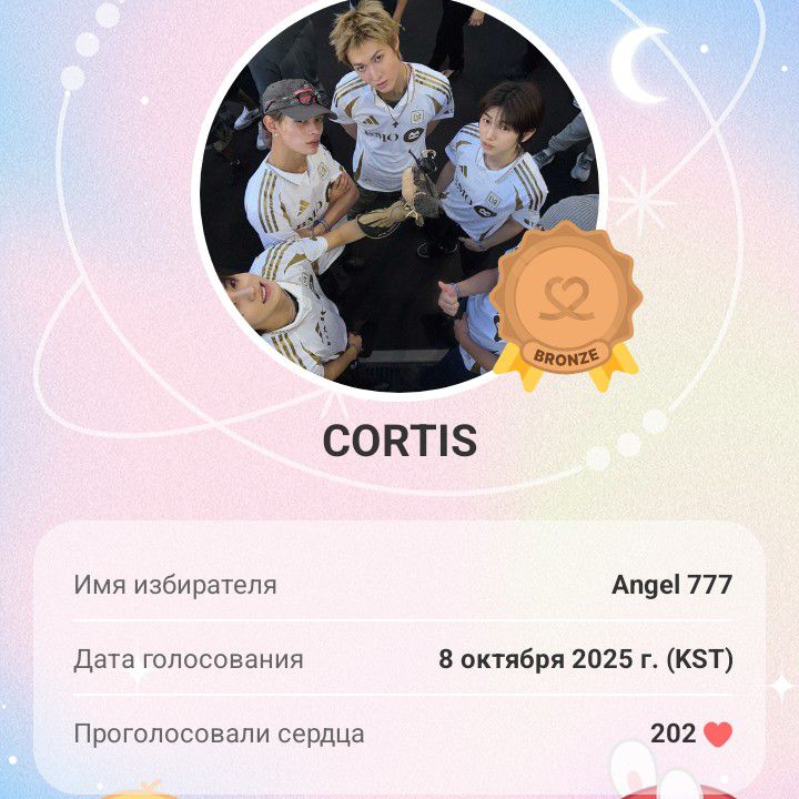 Recent activity shot of CORTIS