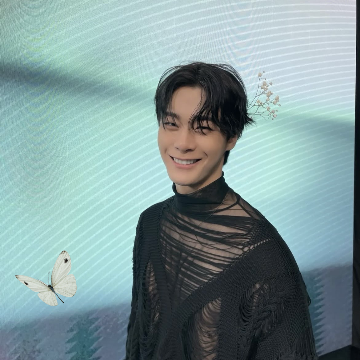 A moment captured by Moonbin (ASTRO)'s fan