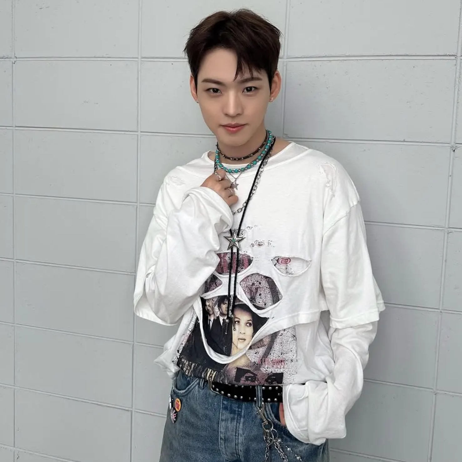 Recent activity shot of Hyojin (ONF)