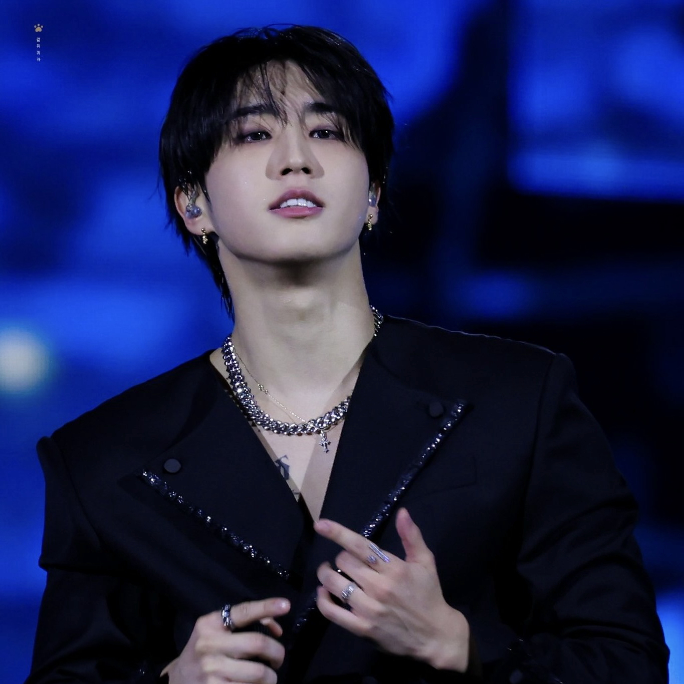 A moment captured by HAN (Stray Kids)'s fan