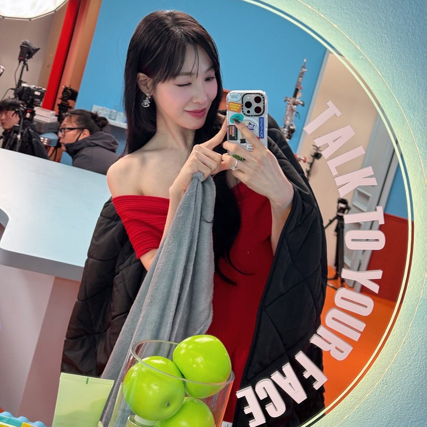 A moment captured by Tiffany Young (Girls' Generation)'s fan