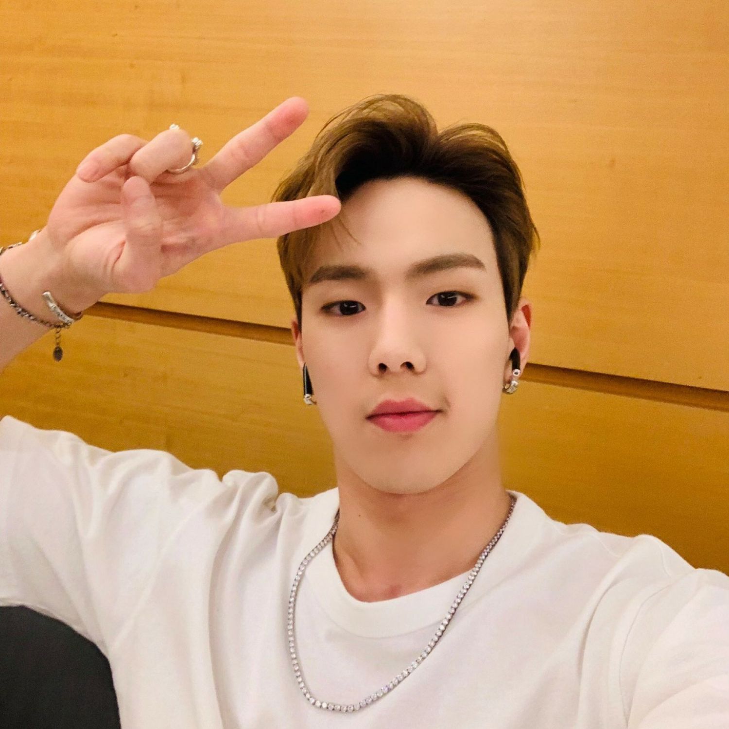 A moment captured by MONSTA X's fan