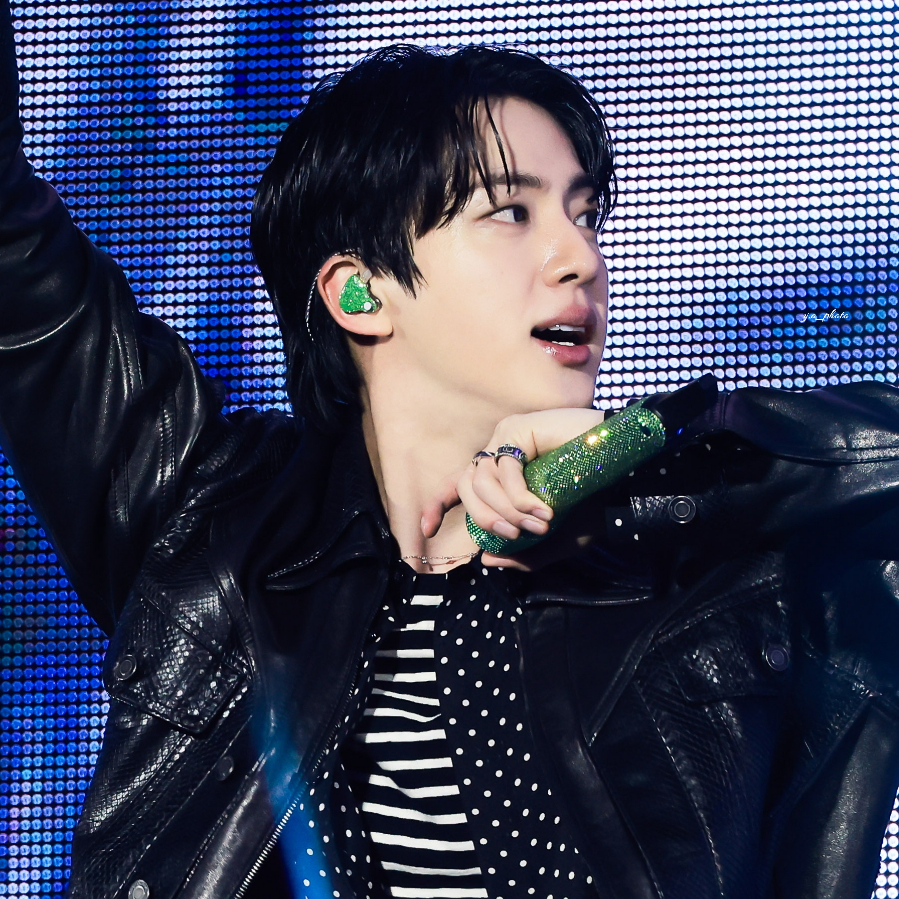 Recent activity shot of Jin (BTS)