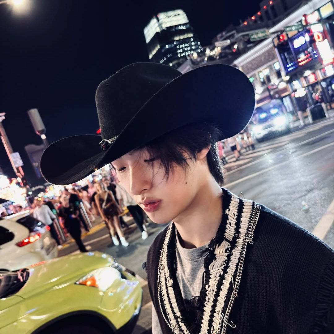 A moment captured by Mingi (ATEEZ)'s fan