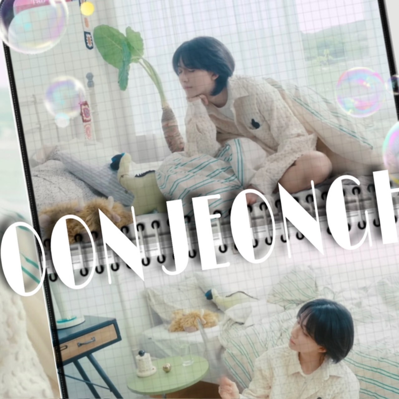 A moment captured by Jeonghan (SEVENTEEN)'s fan