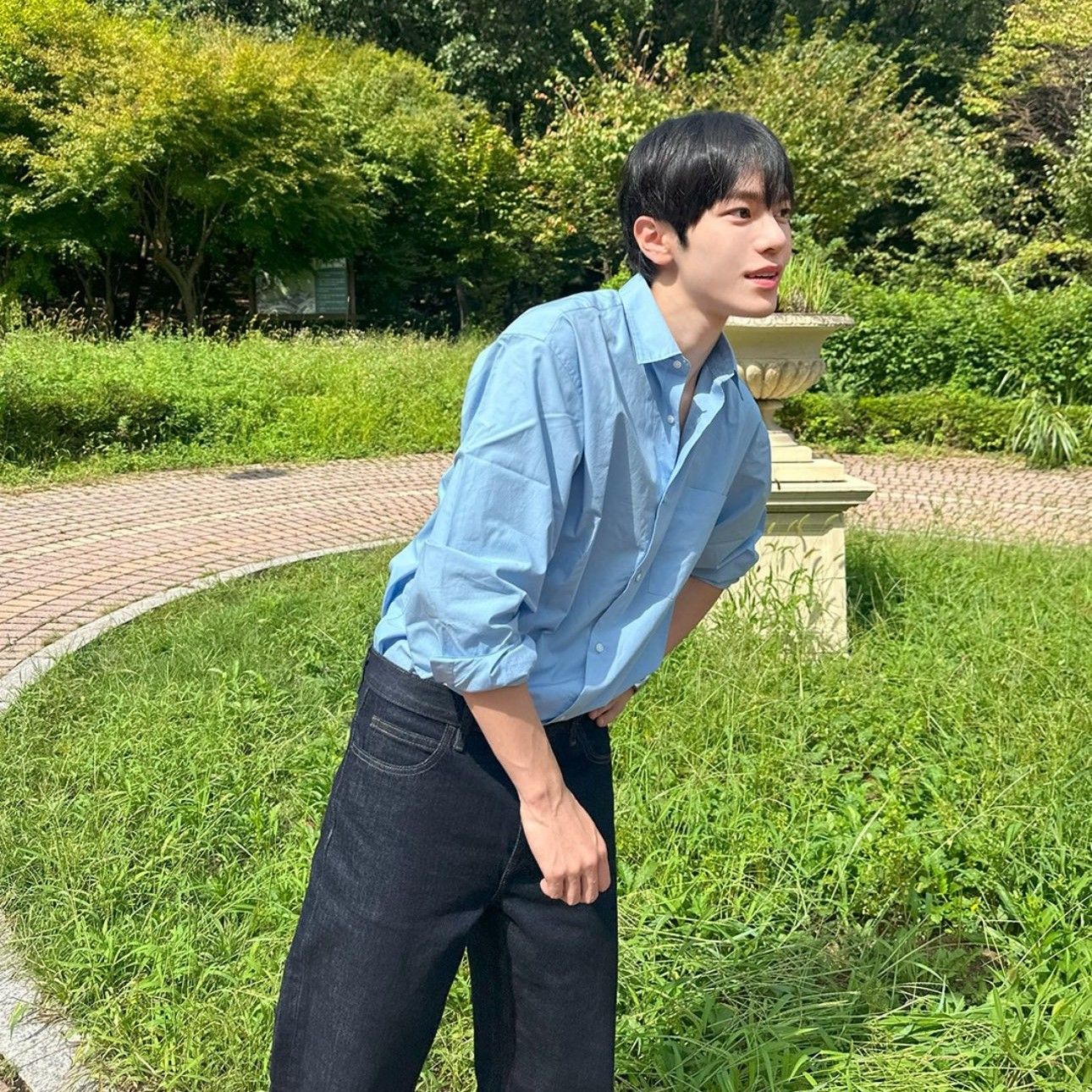 A moment captured by Park Donggyu's fan