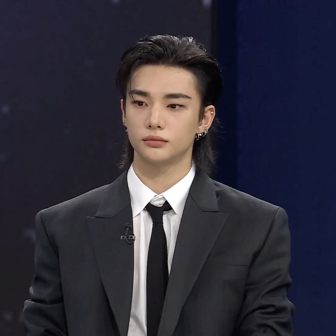 Recent activity shot of Hyunjin (Stray Kids)