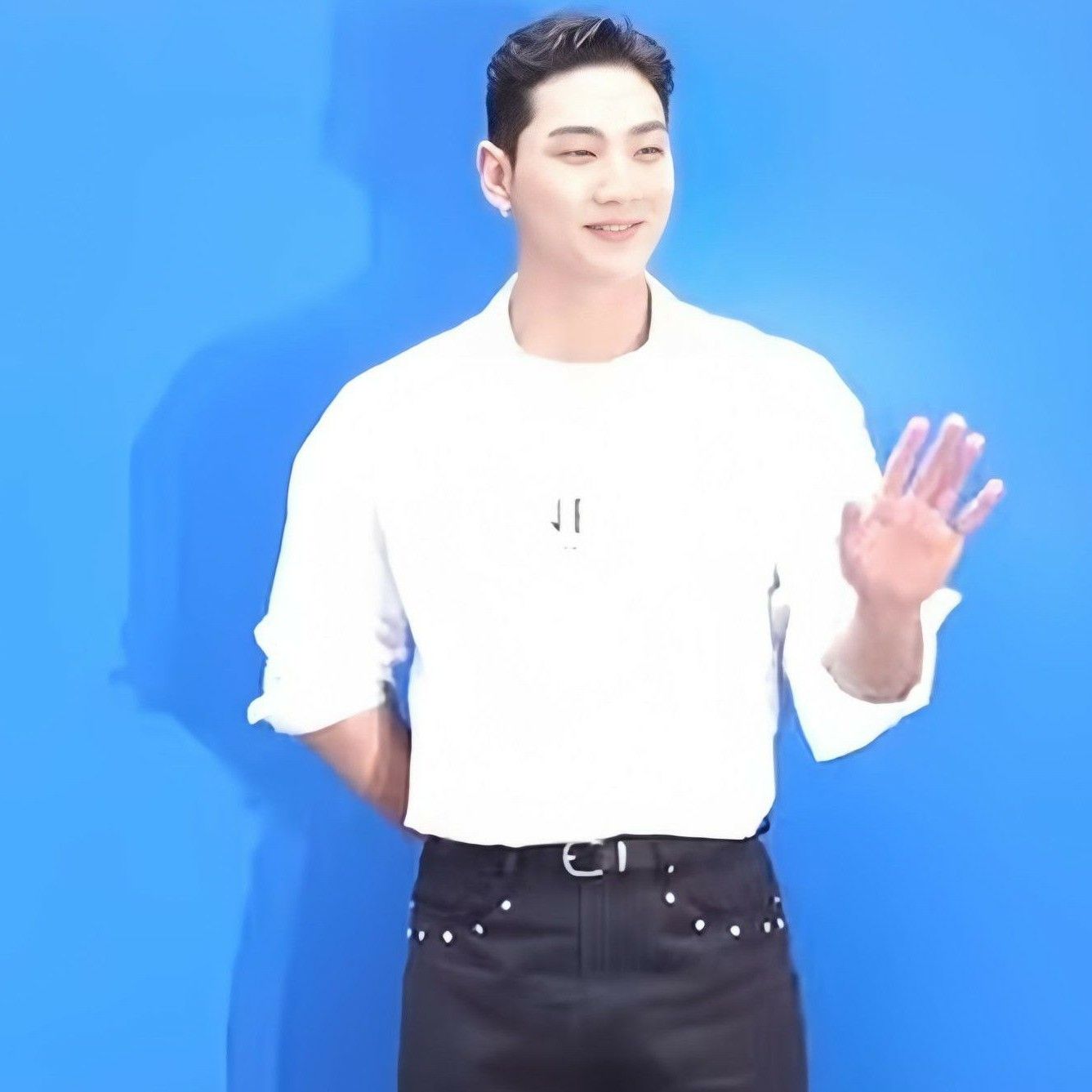 A moment captured by Baekho's fan