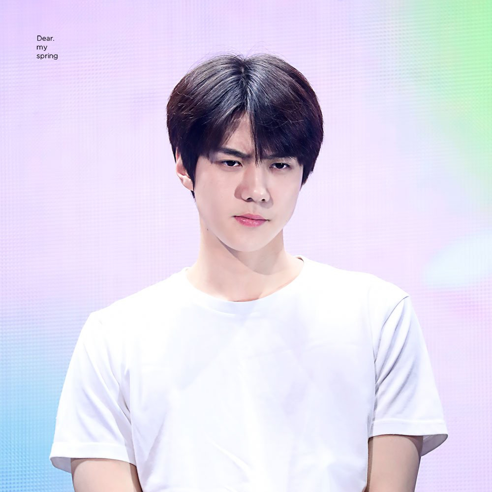 A moment captured by Sehun (EXO)'s fan