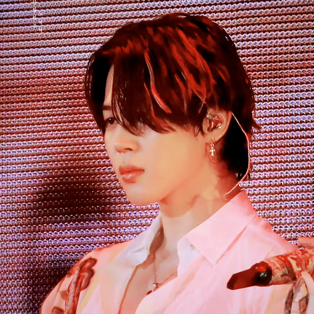 A moment captured by Jimin (BTS)'s fan