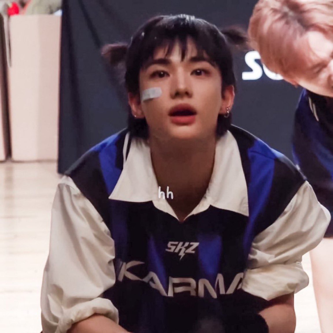 A moment captured by Hyunjin (Stray Kids)'s fan