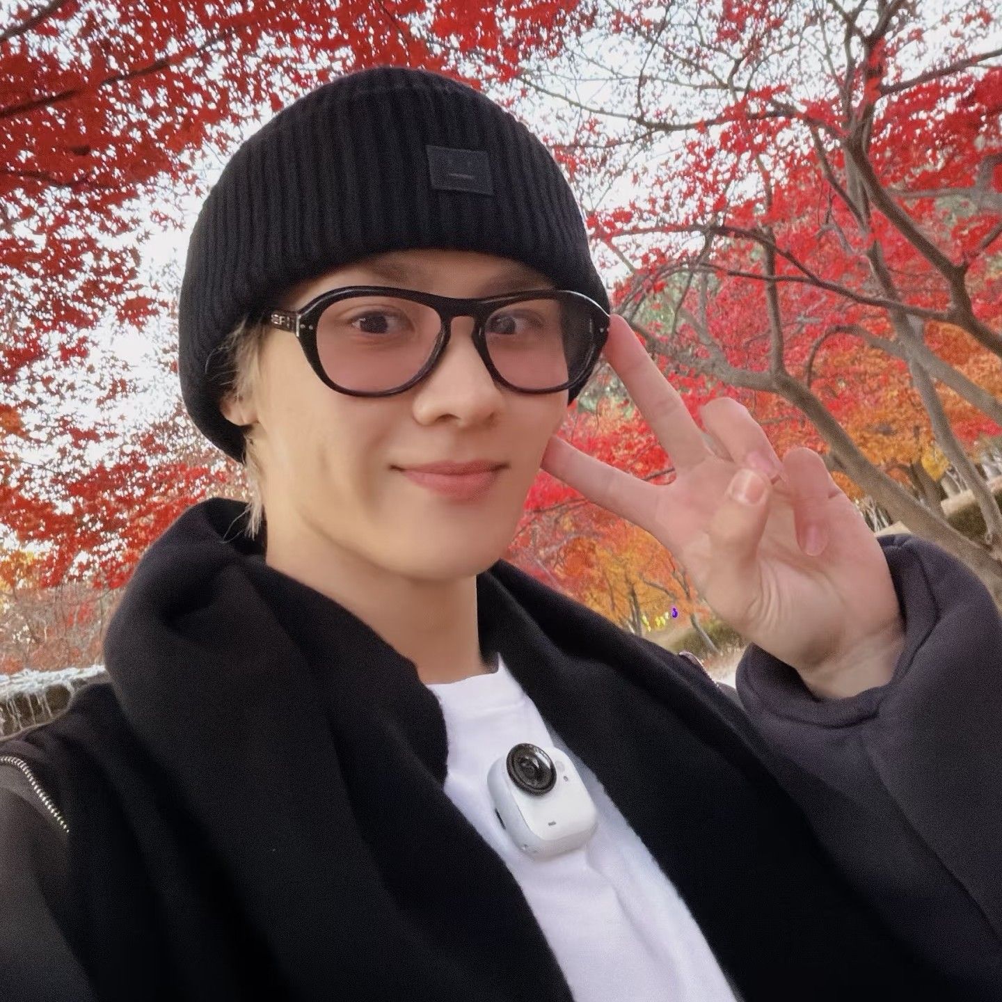 A moment captured by KUN (WayV)'s fan