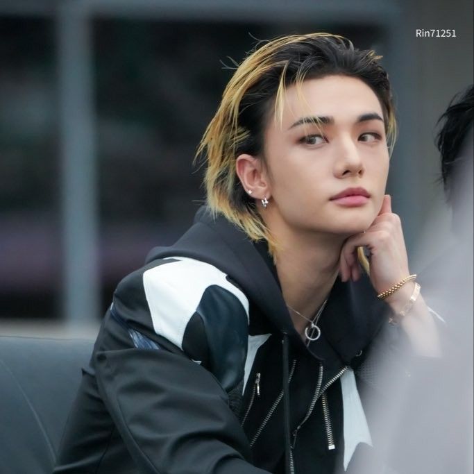 Recent activity shot of Hyunjin (Stray Kids)