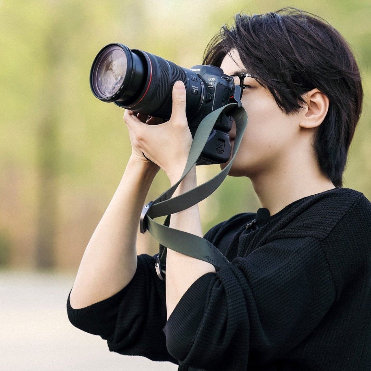 A moment captured by Wonwoo (SEVENTEEN)'s fan