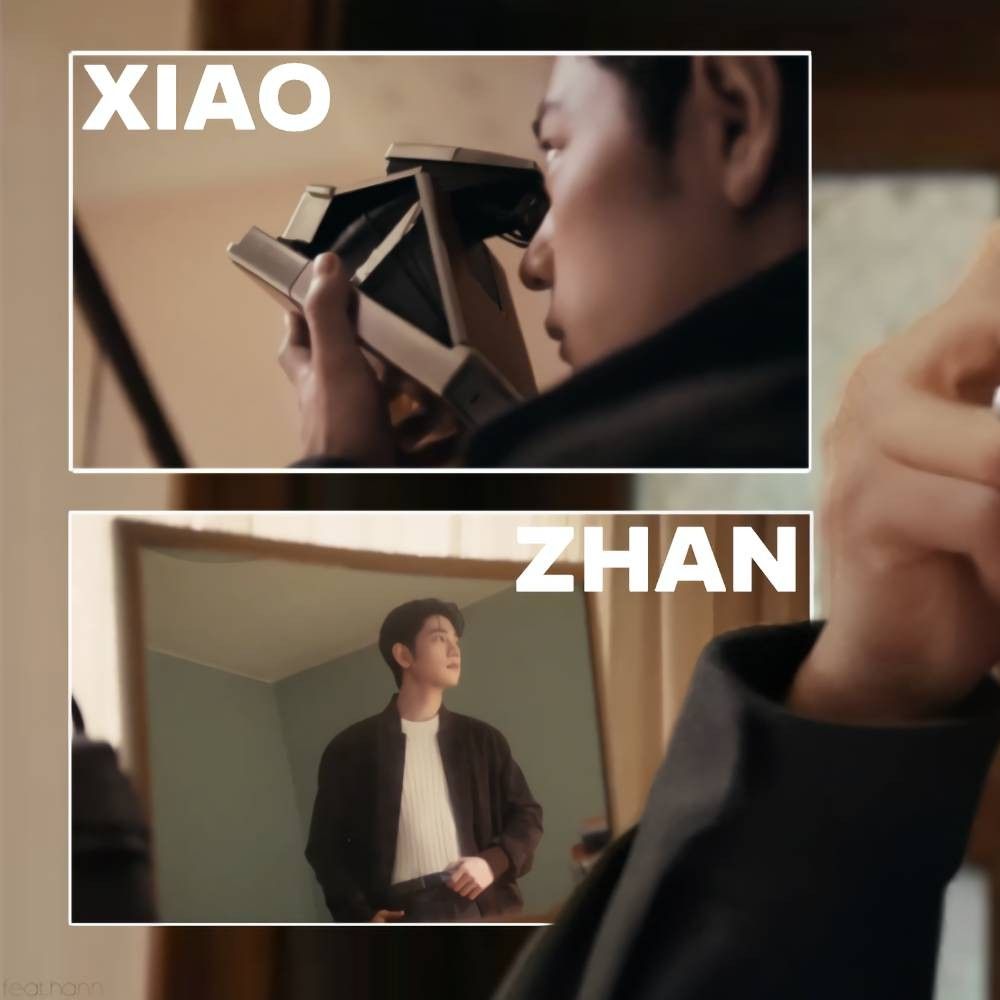 A moment captured by Xiao Zhan's fan