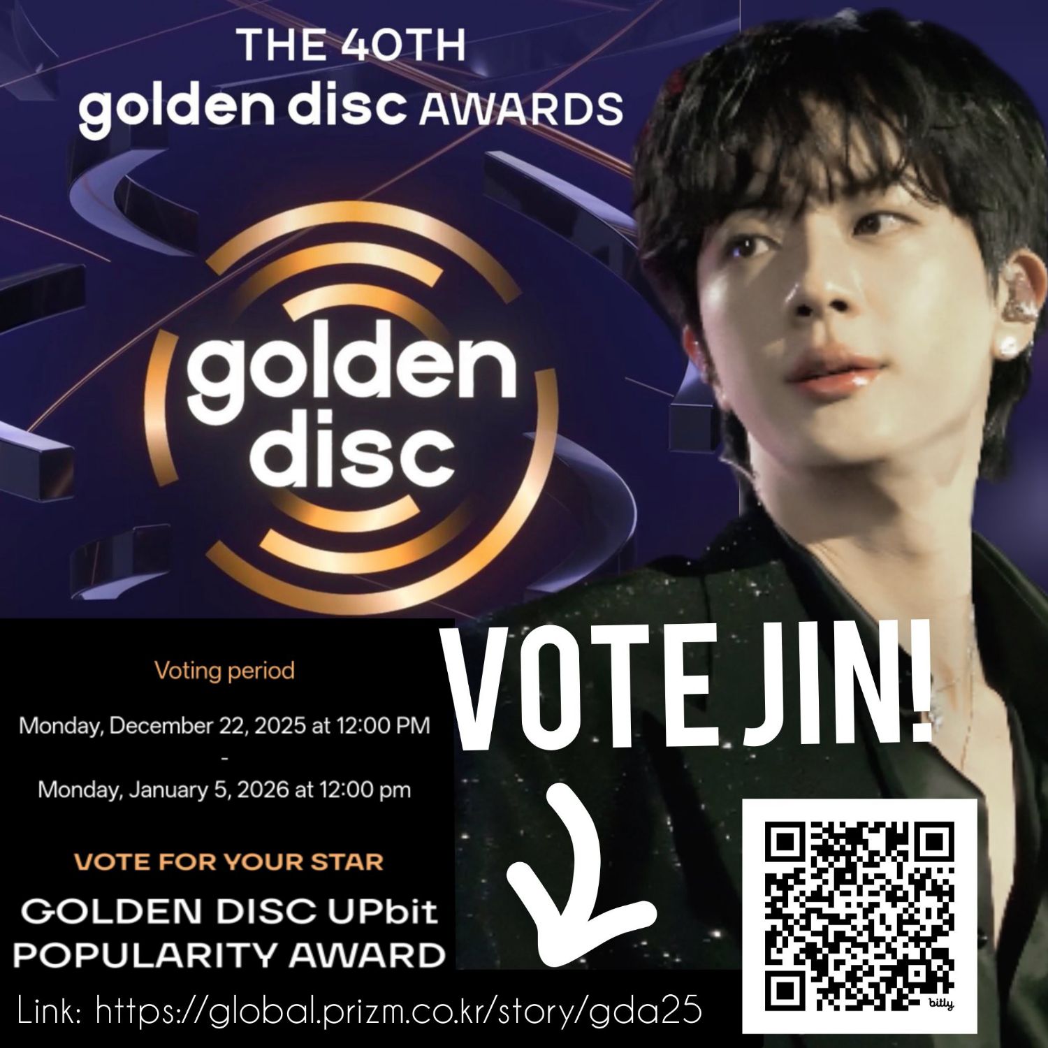 Foto terbaru Jin (BTS)