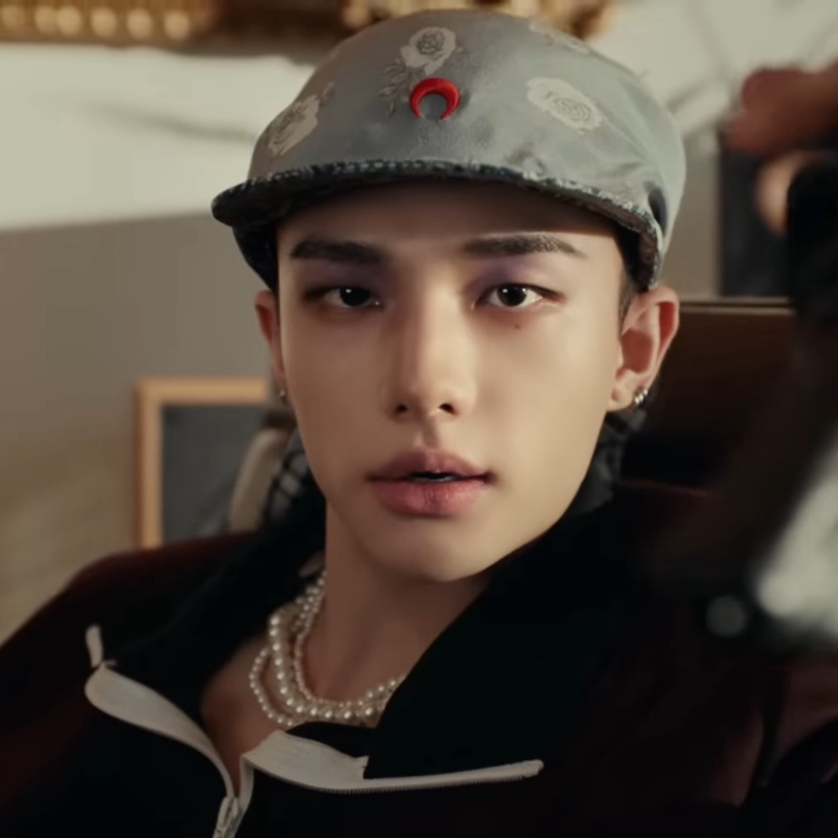 Recent activity shot of Hyunjin (Stray Kids)