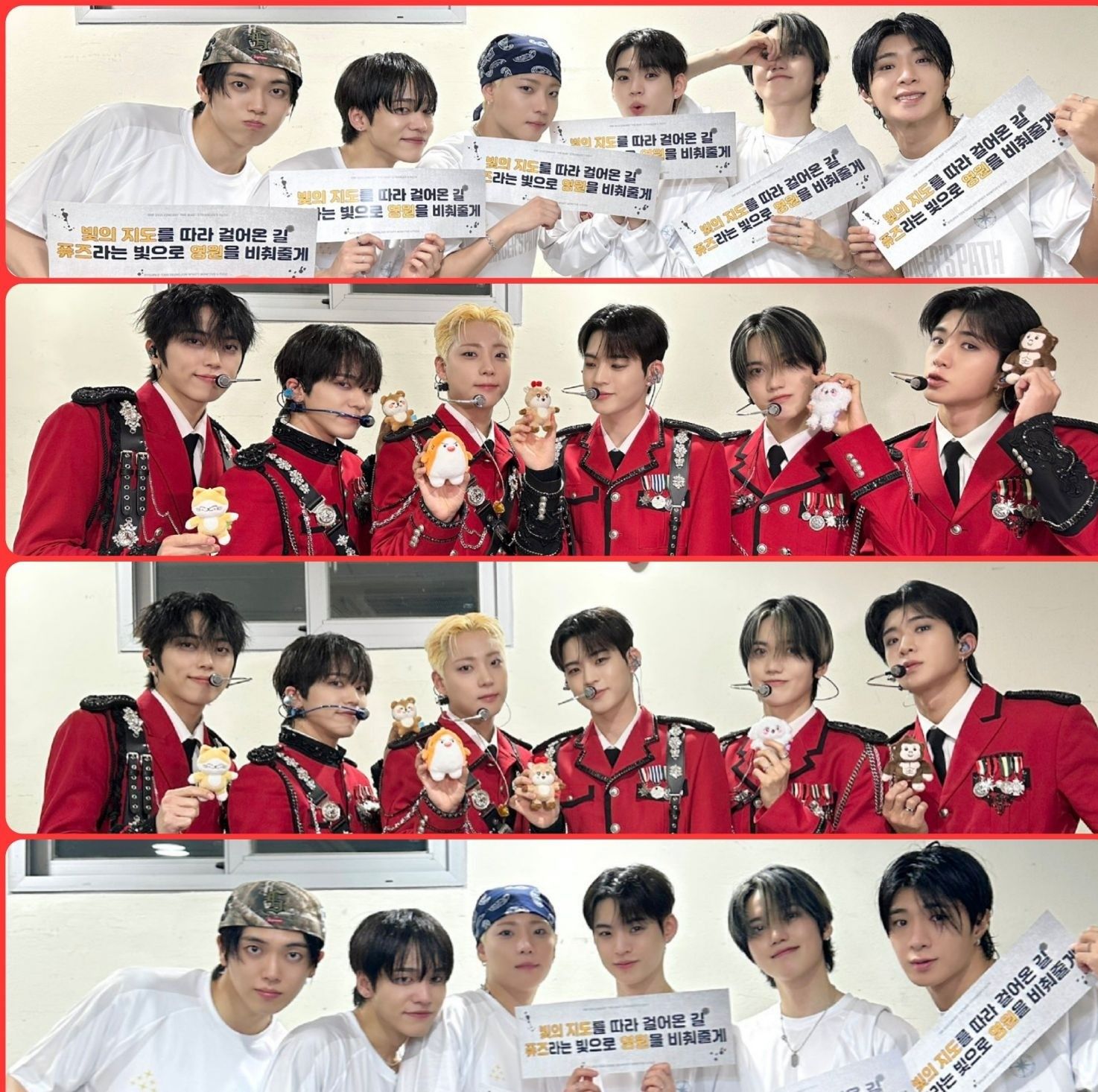 A moment captured by ONF's fan