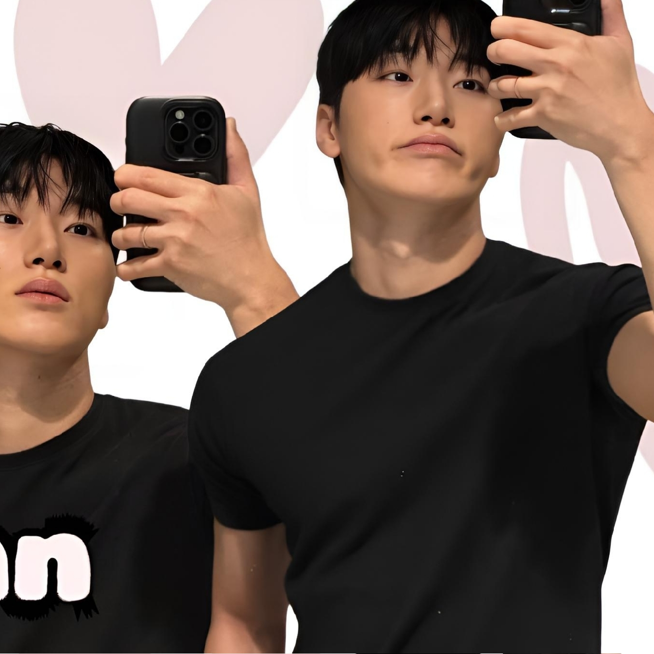 A moment captured by San (ATEEZ)'s fan