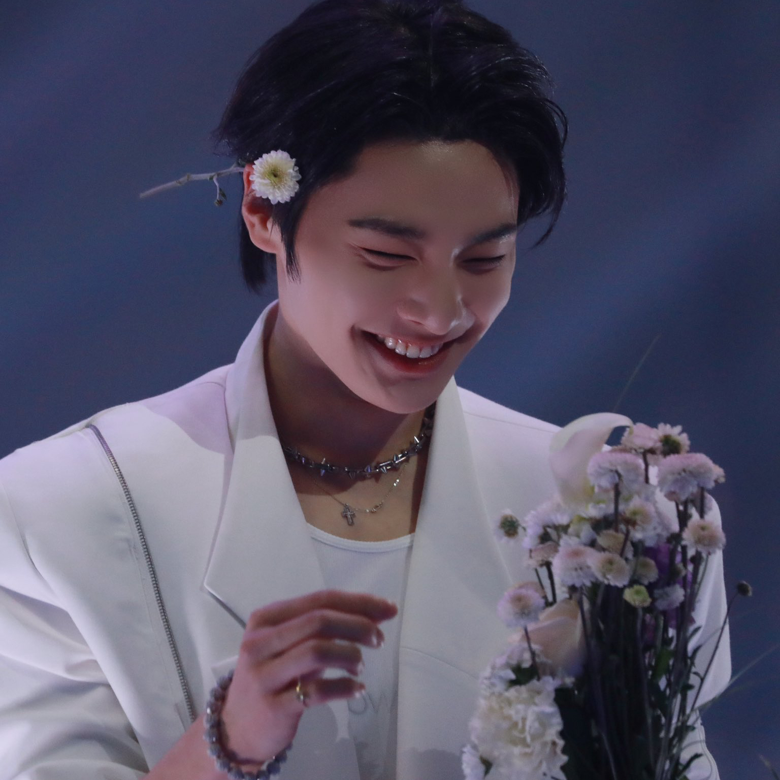 A moment captured by I.N (Stray Kids)'s fan