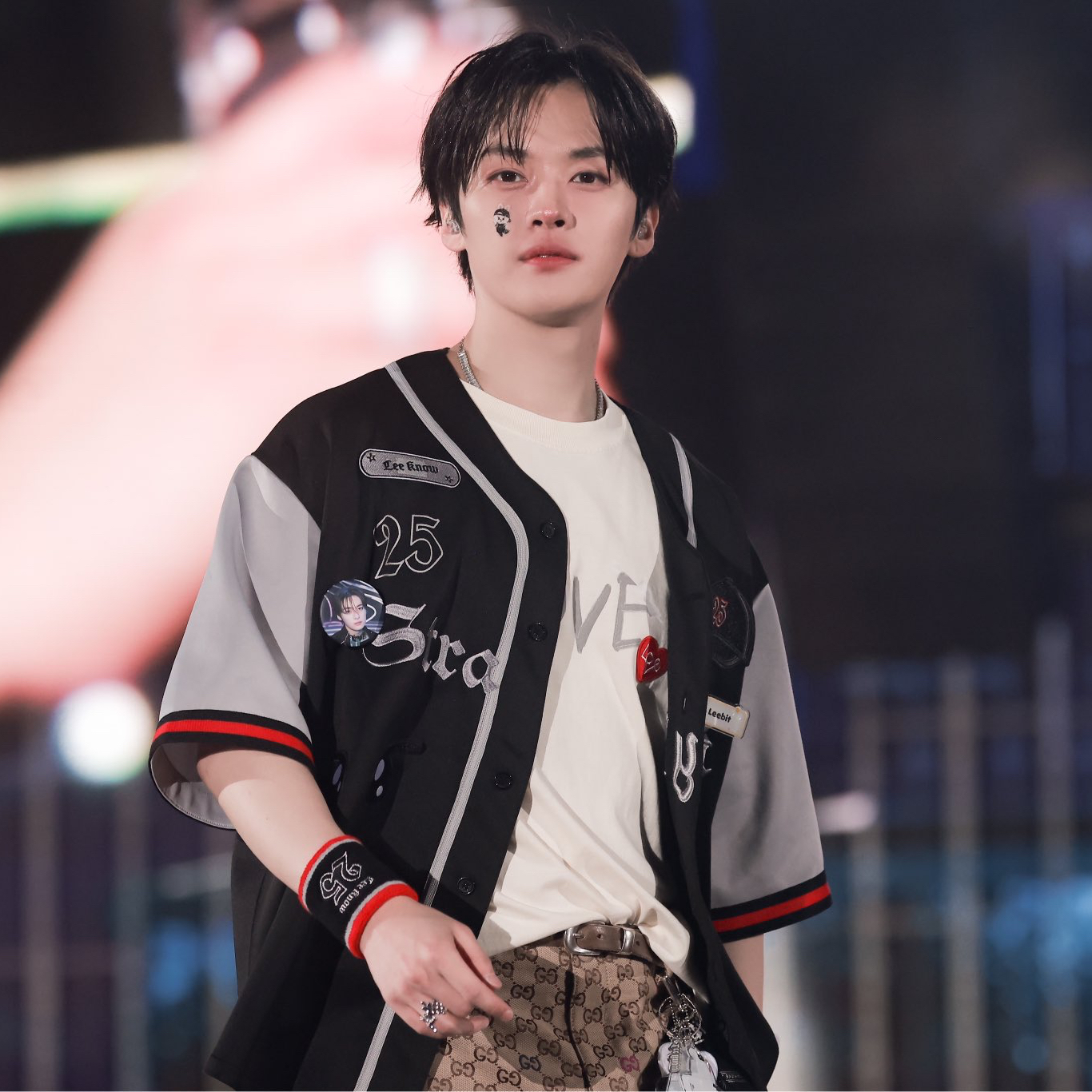 Recent activity shot of Lee Know (Stray Kids)