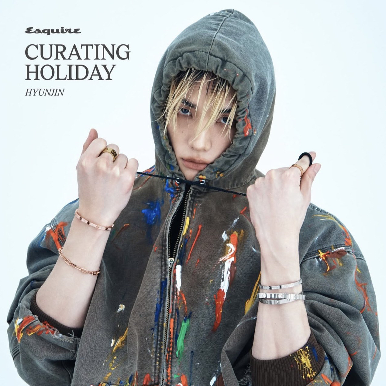 A moment captured by Stray Kids's fan