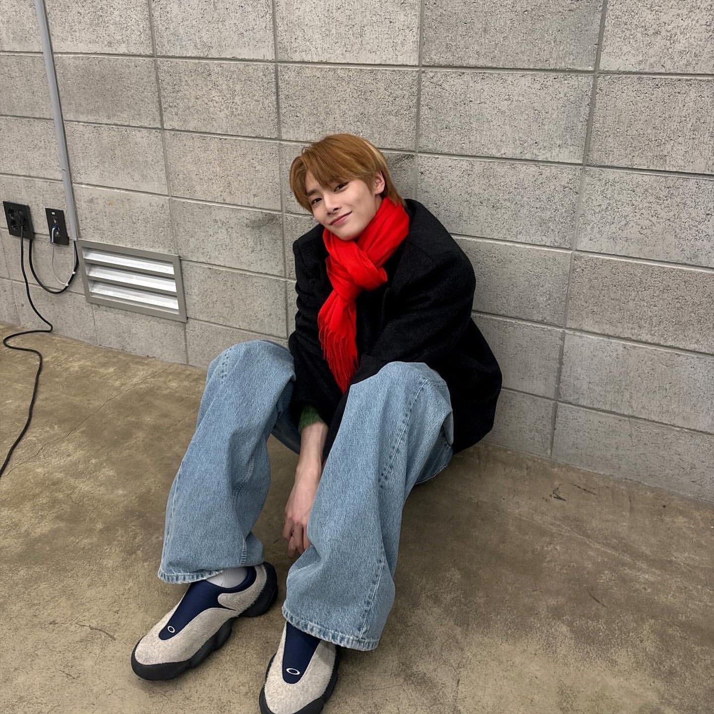 A moment captured by I.N (Stray Kids)'s fan