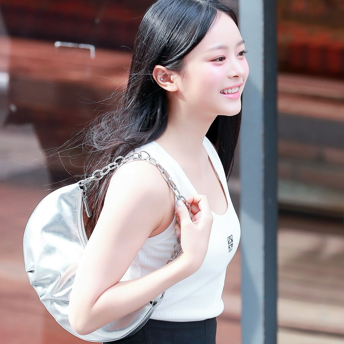 Recent activity shot of HANNI (NewJeans)