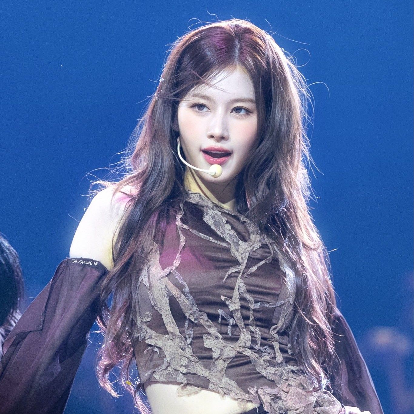 A moment captured by Sana (TWICE)'s fan