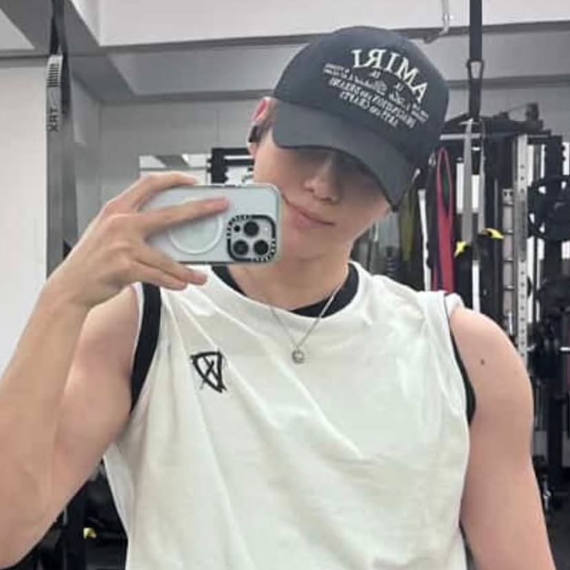 A moment captured by Kang Daniel's fan