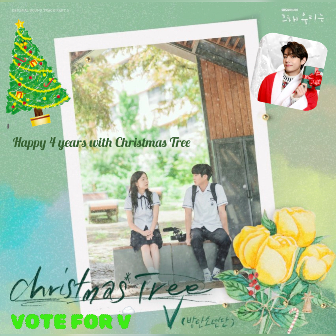 뷔 (방탄소년단)의 비하인드 컷