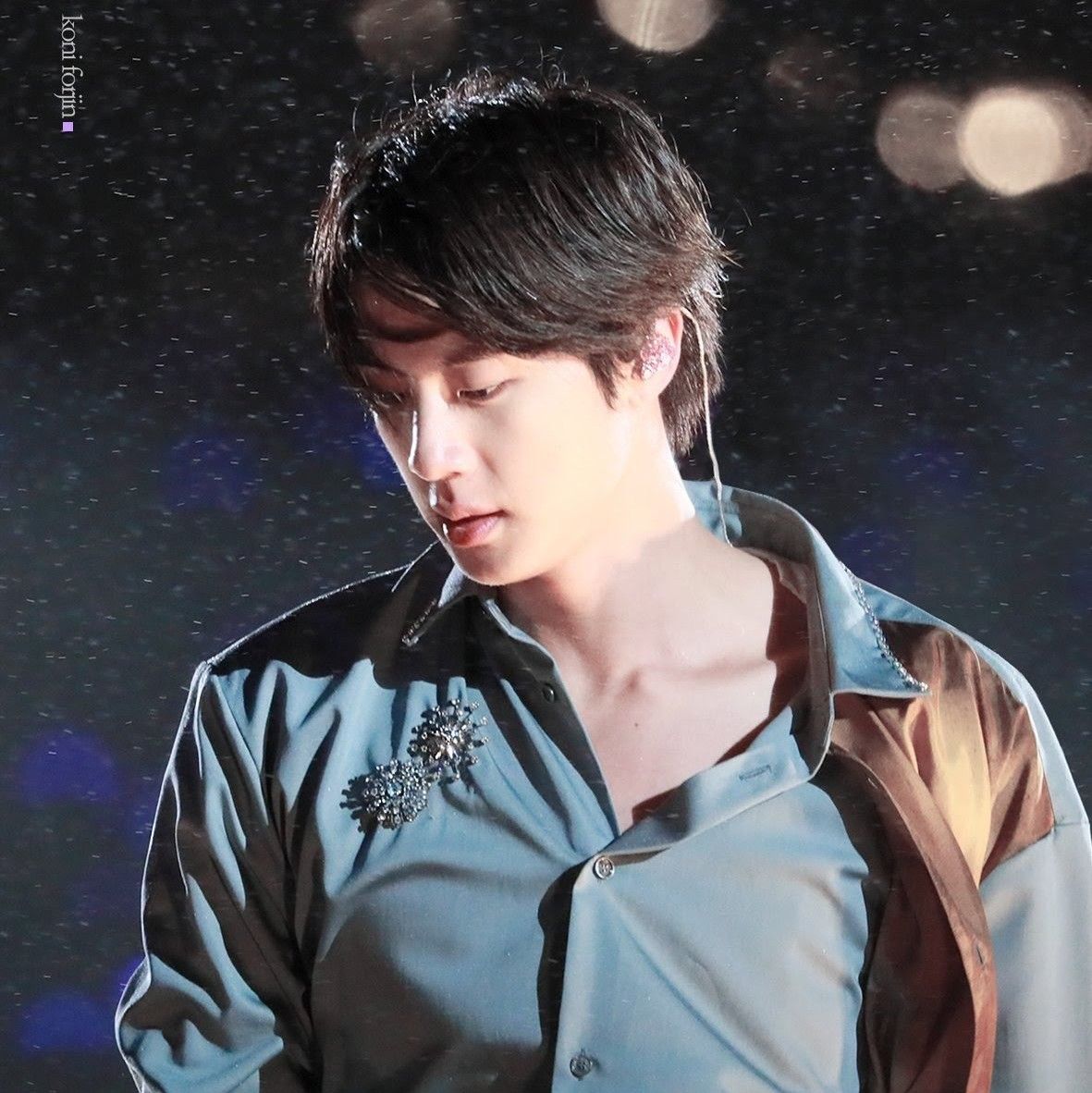 A moment captured by Jin (BTS)'s fan