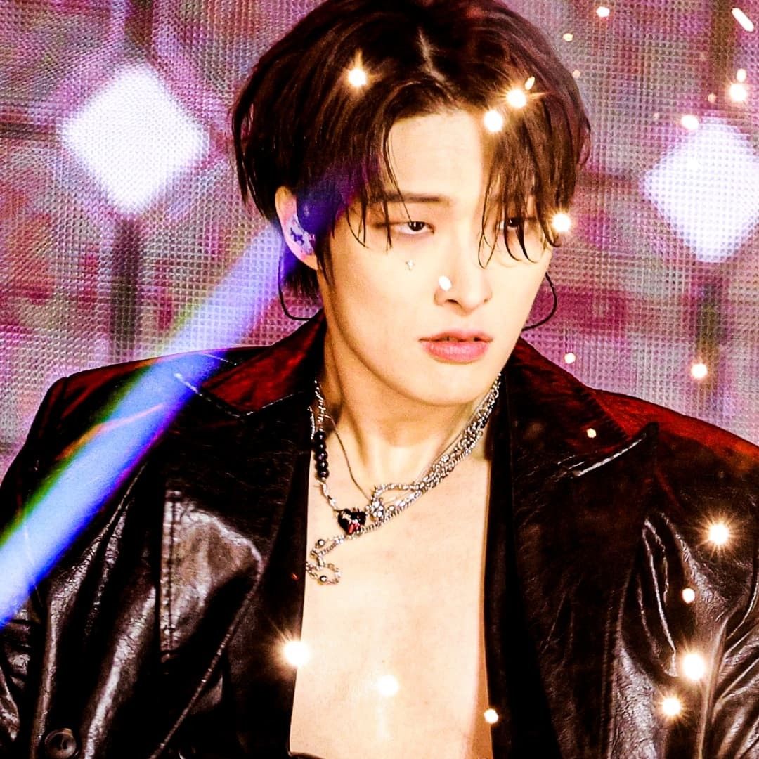 A moment captured by Mingi (ATEEZ)'s fan