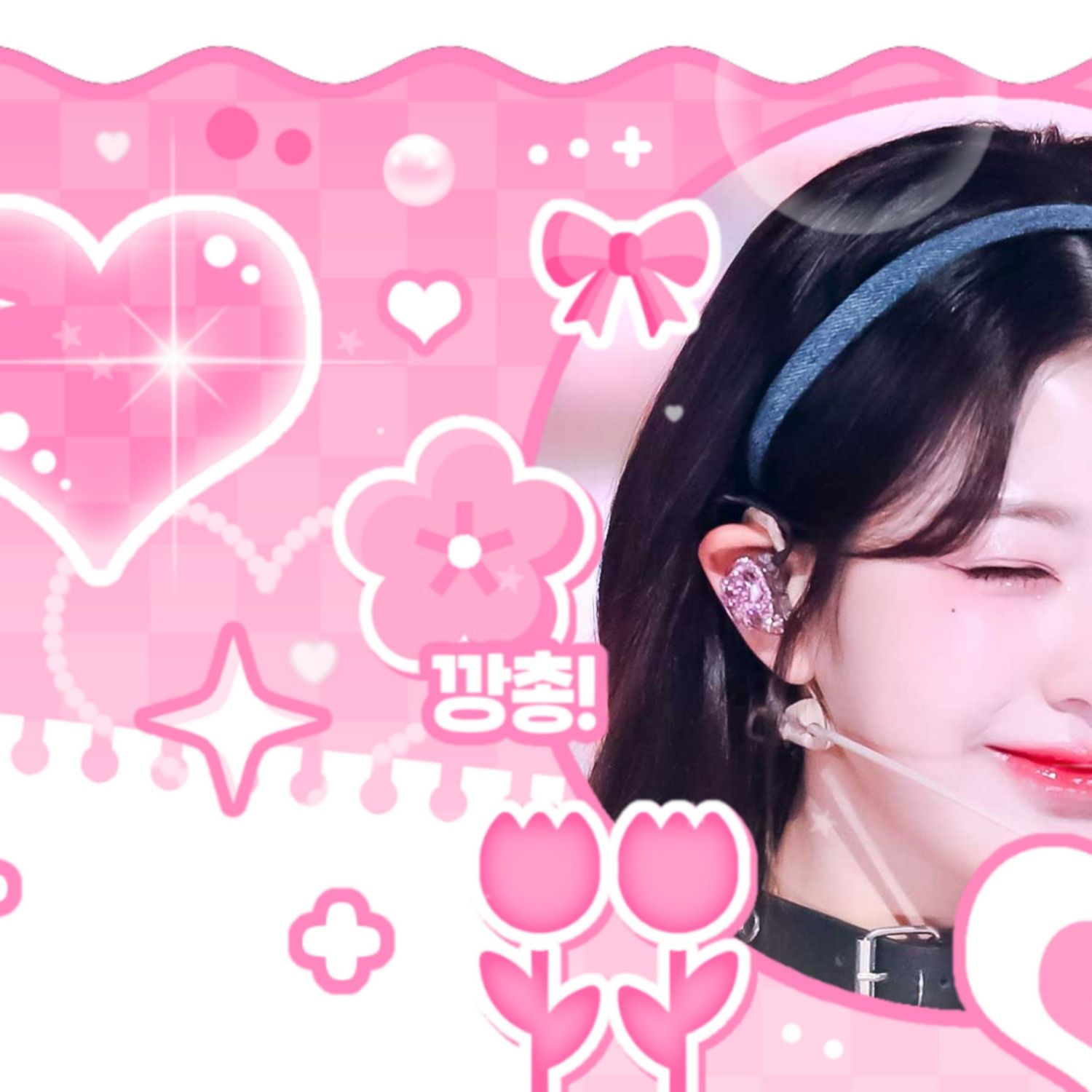 A moment captured by Jang Wonyoung (IVE)'s fan