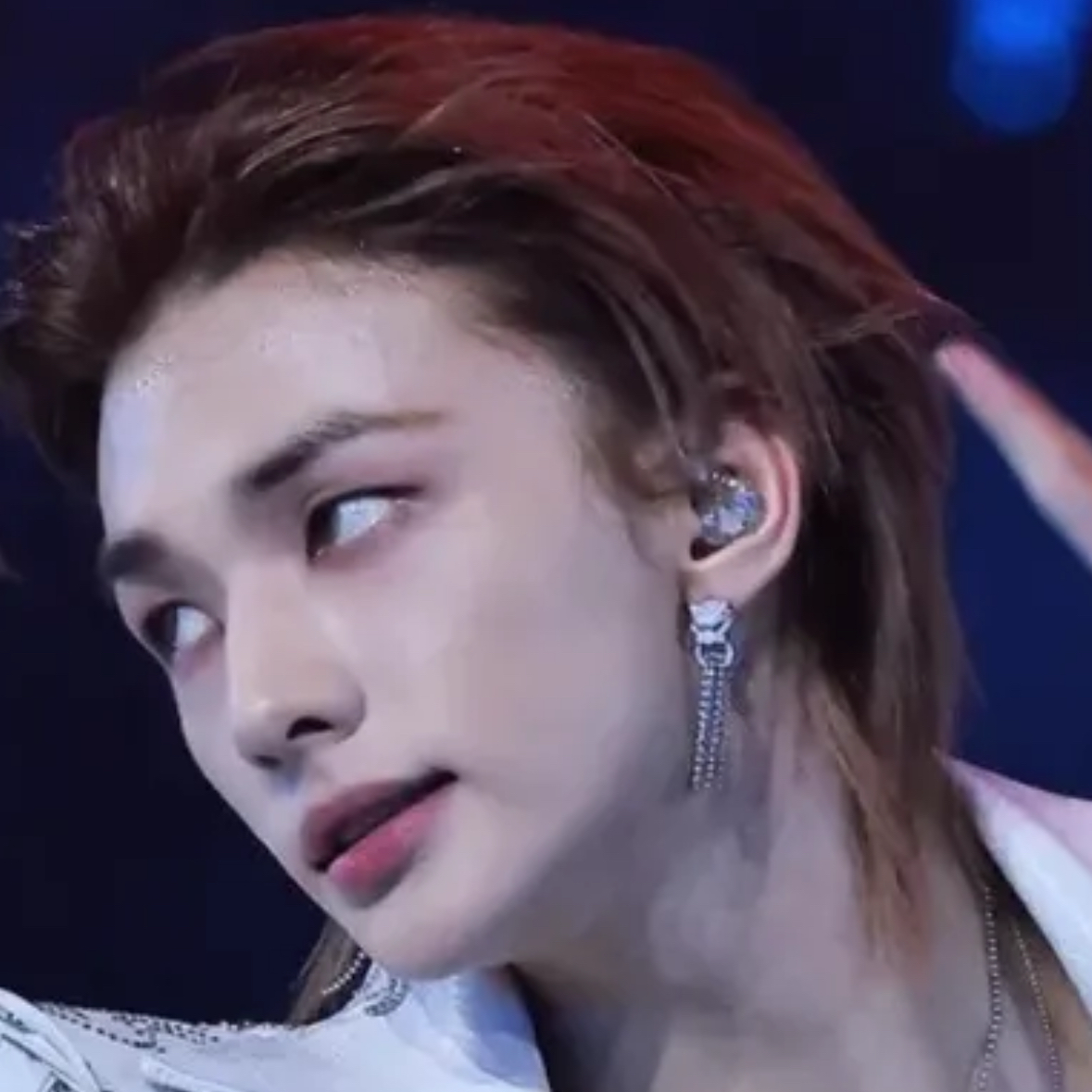 Recent activity shot of Felix (Stray Kids)