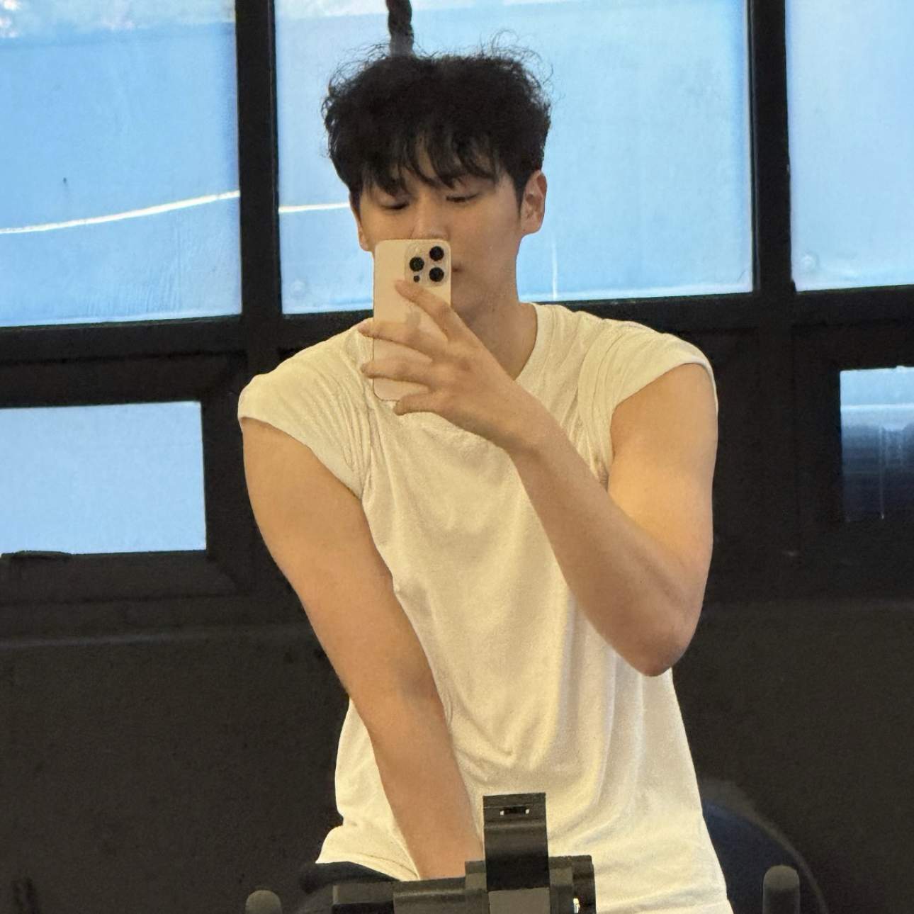 A moment captured by Choi Byungchan's fan