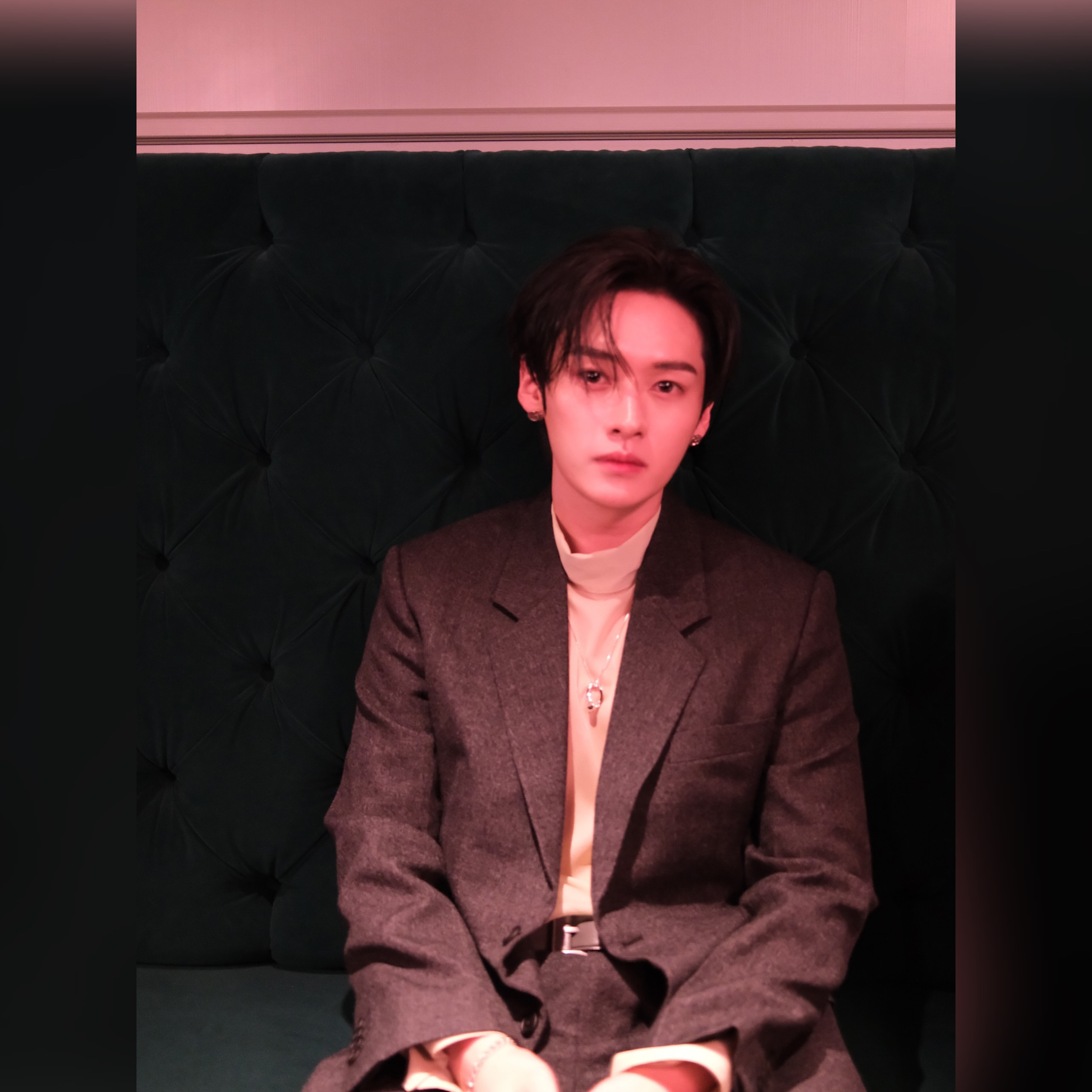 Recent activity shot of Lee Know (Stray Kids)