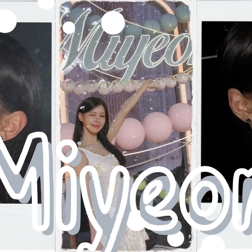 Behind-the-scenes cut of Miyeon (i-dle)