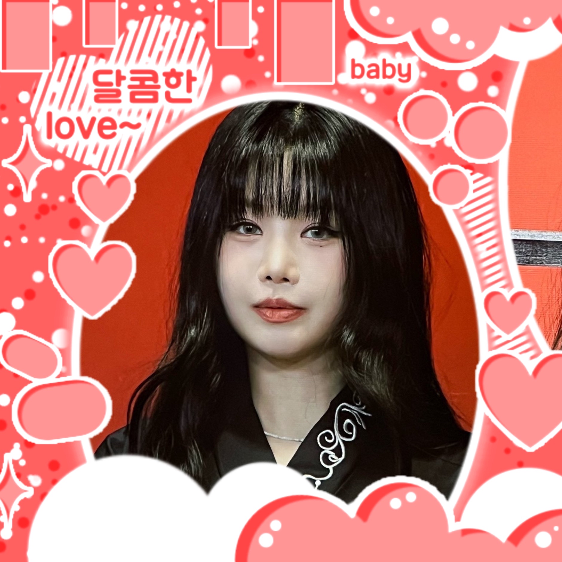 スジンの舞台裏ショット