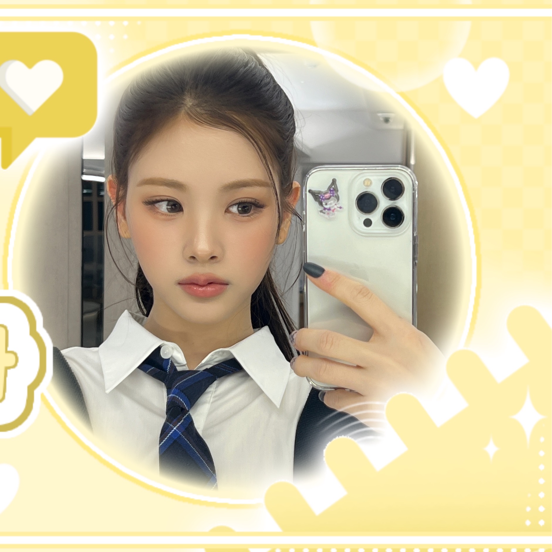 A moment captured by Yihyun (Baby DONT Cry)'s fan