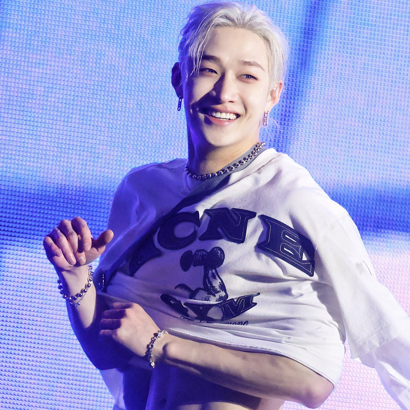 Recent activity shot of Bang Chan (Stray Kids)