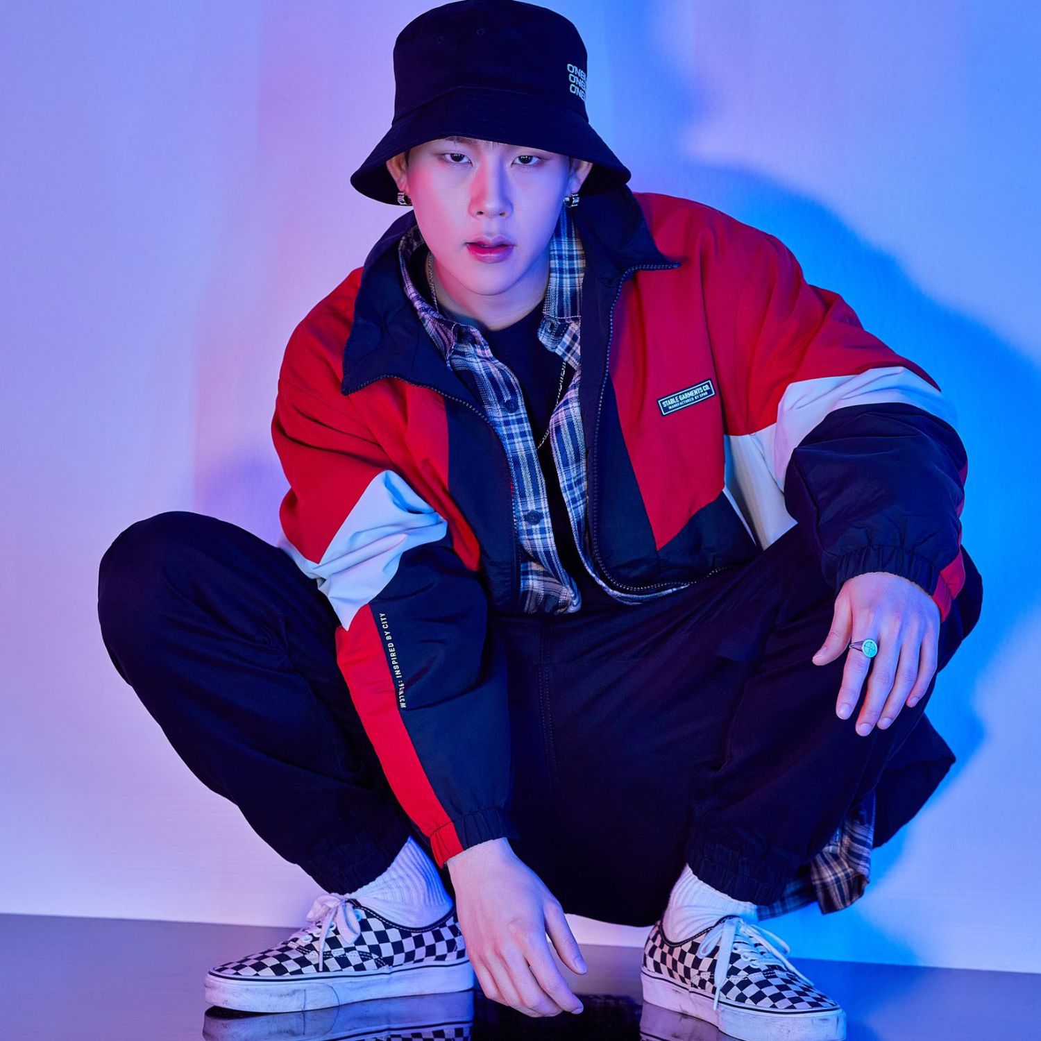 Recent activity shot of Joohoney (MONSTA X)