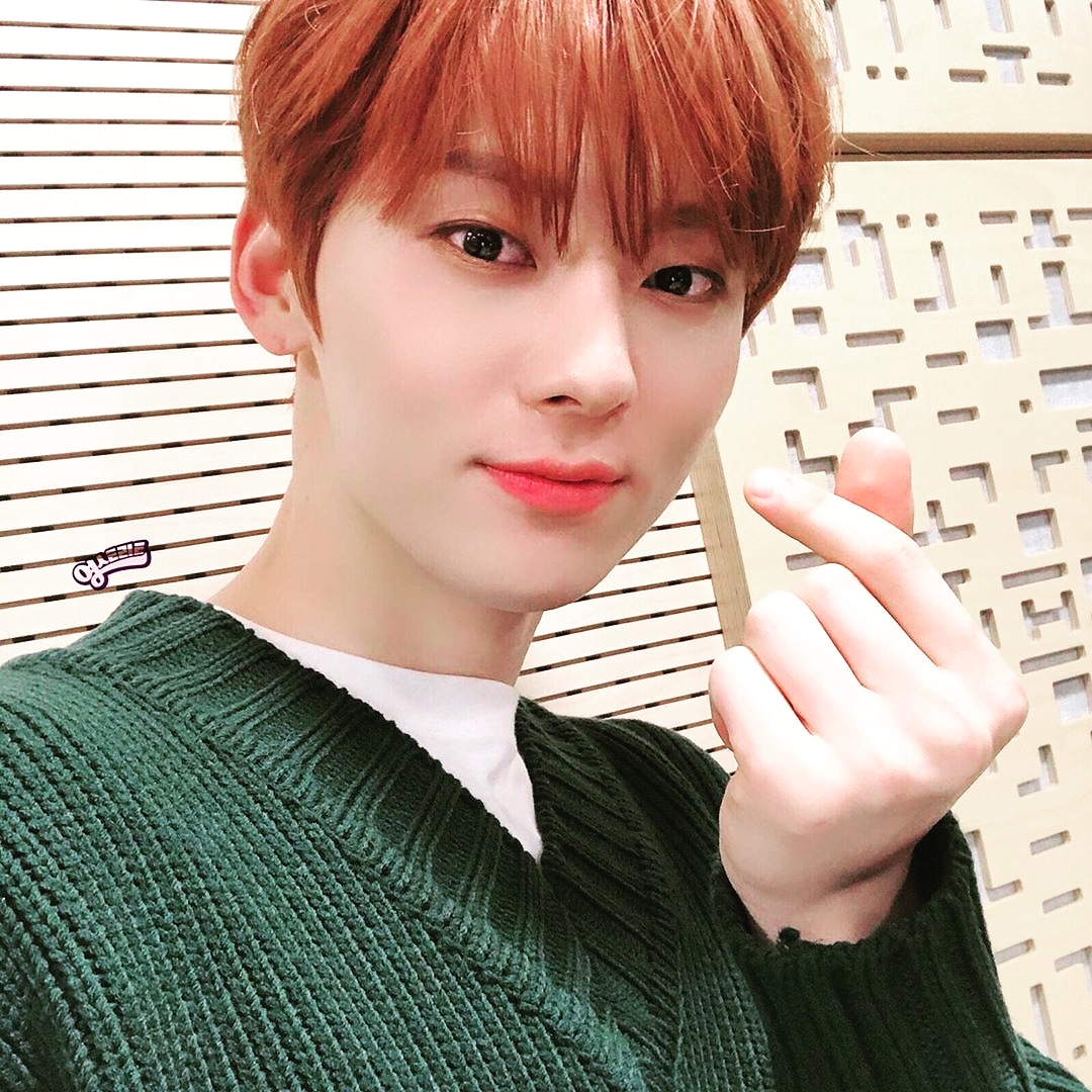 Recent activity shot of Hwang Minhyun