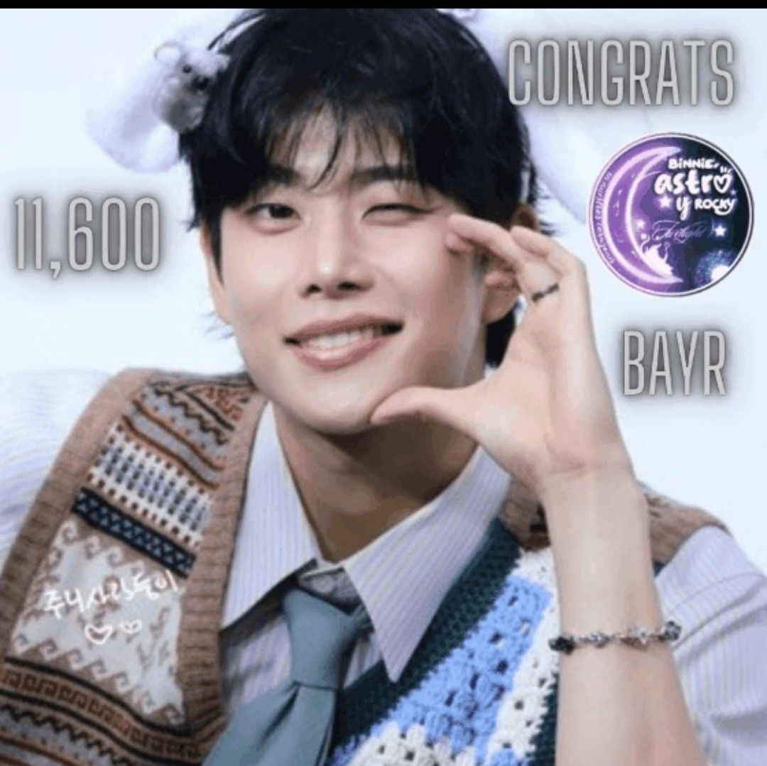 A moment captured by MJ (ASTRO)'s fan