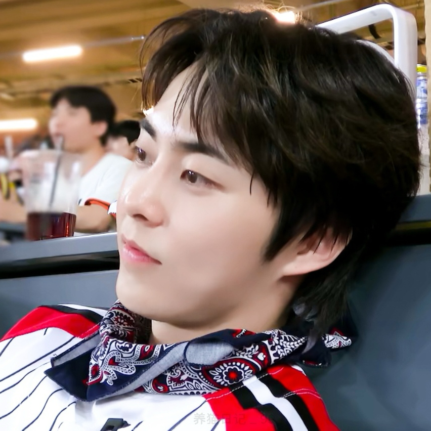 Recent activity shot of Xiumin (EXO)