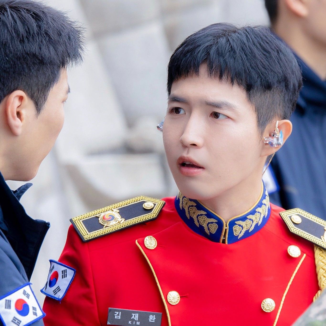 Behind-the-scenes cut of Kim Jaehwan