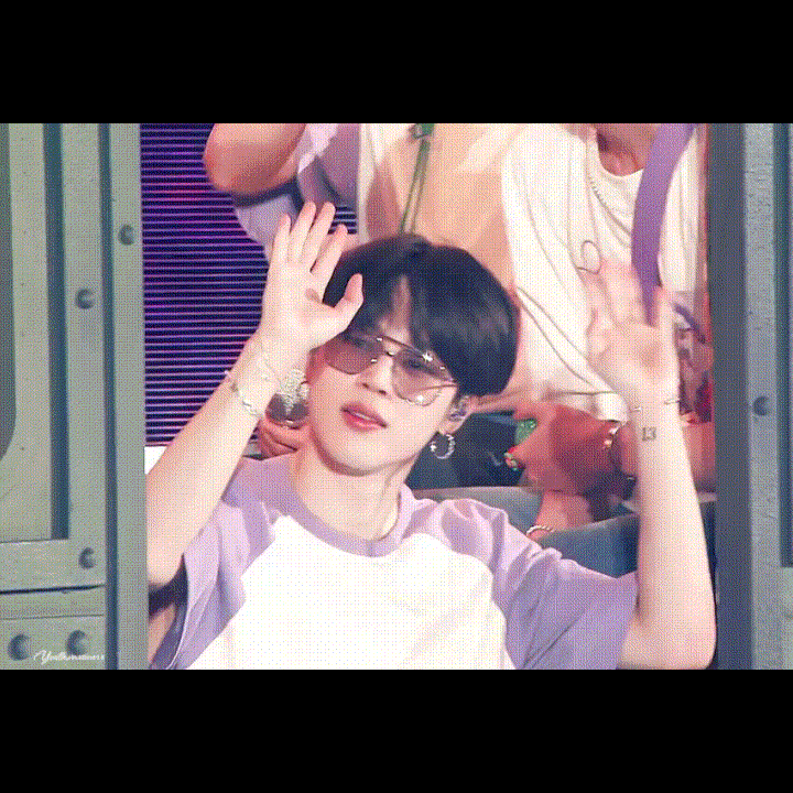 Recent activity shot of Jimin (BTS)