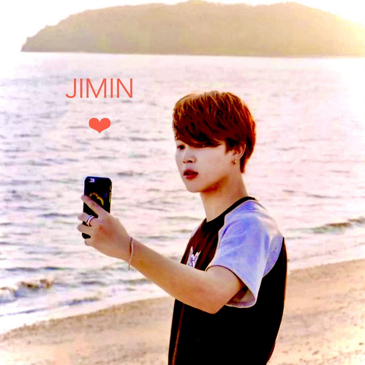 Recent activity shot of Jimin (BTS)